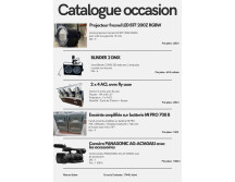 Matériel occasion 1 octobre 2025