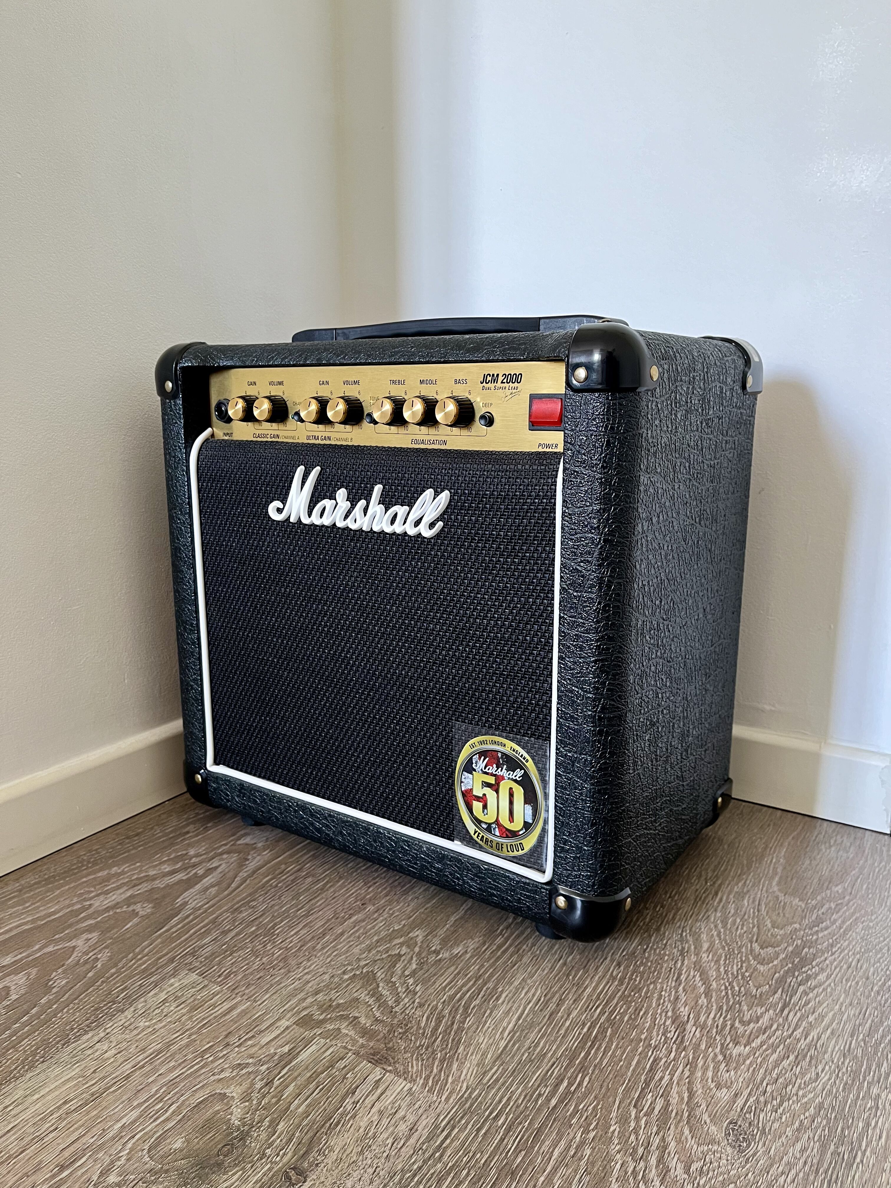 Vends Marshall JCM2000 DSL1-C 1990s 50th anniversary Made in England