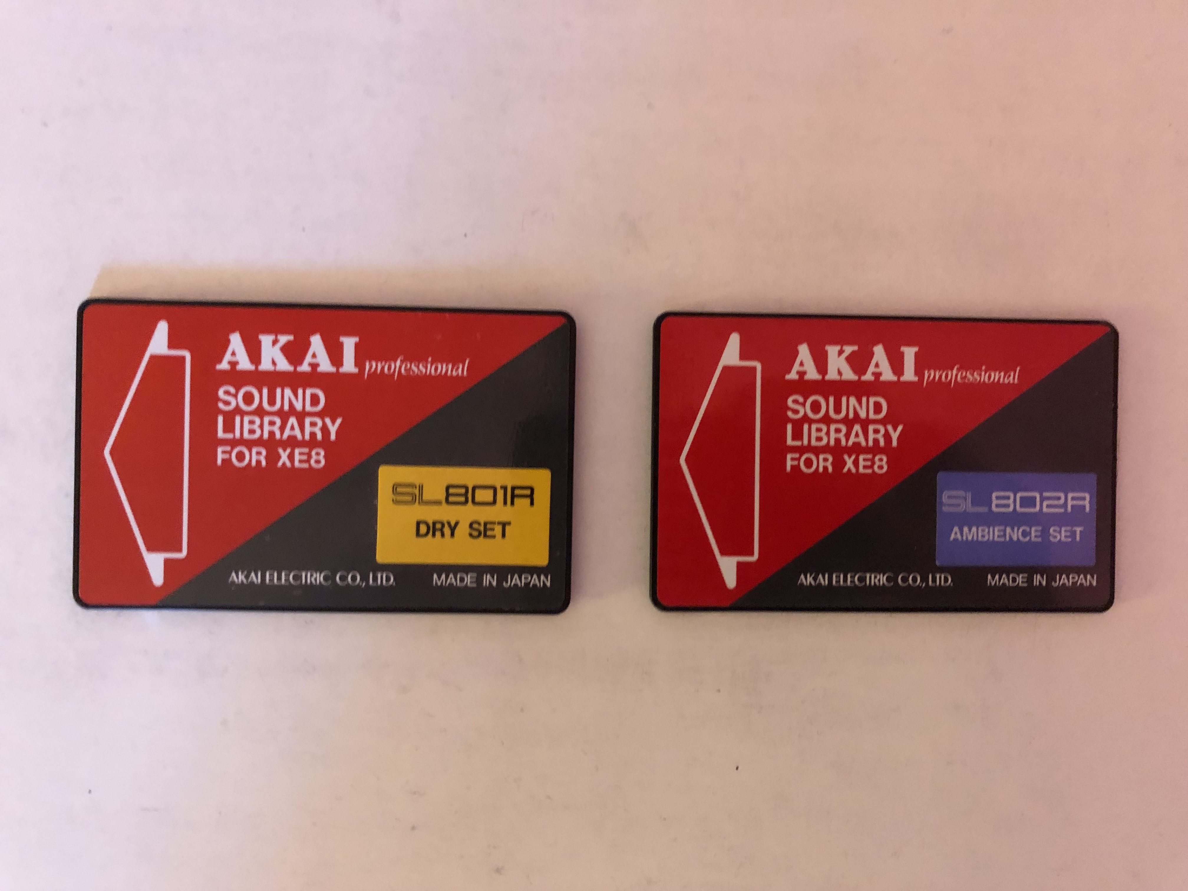 Vends Akai Cards SL 801R / SL 802R pour Akai XE8