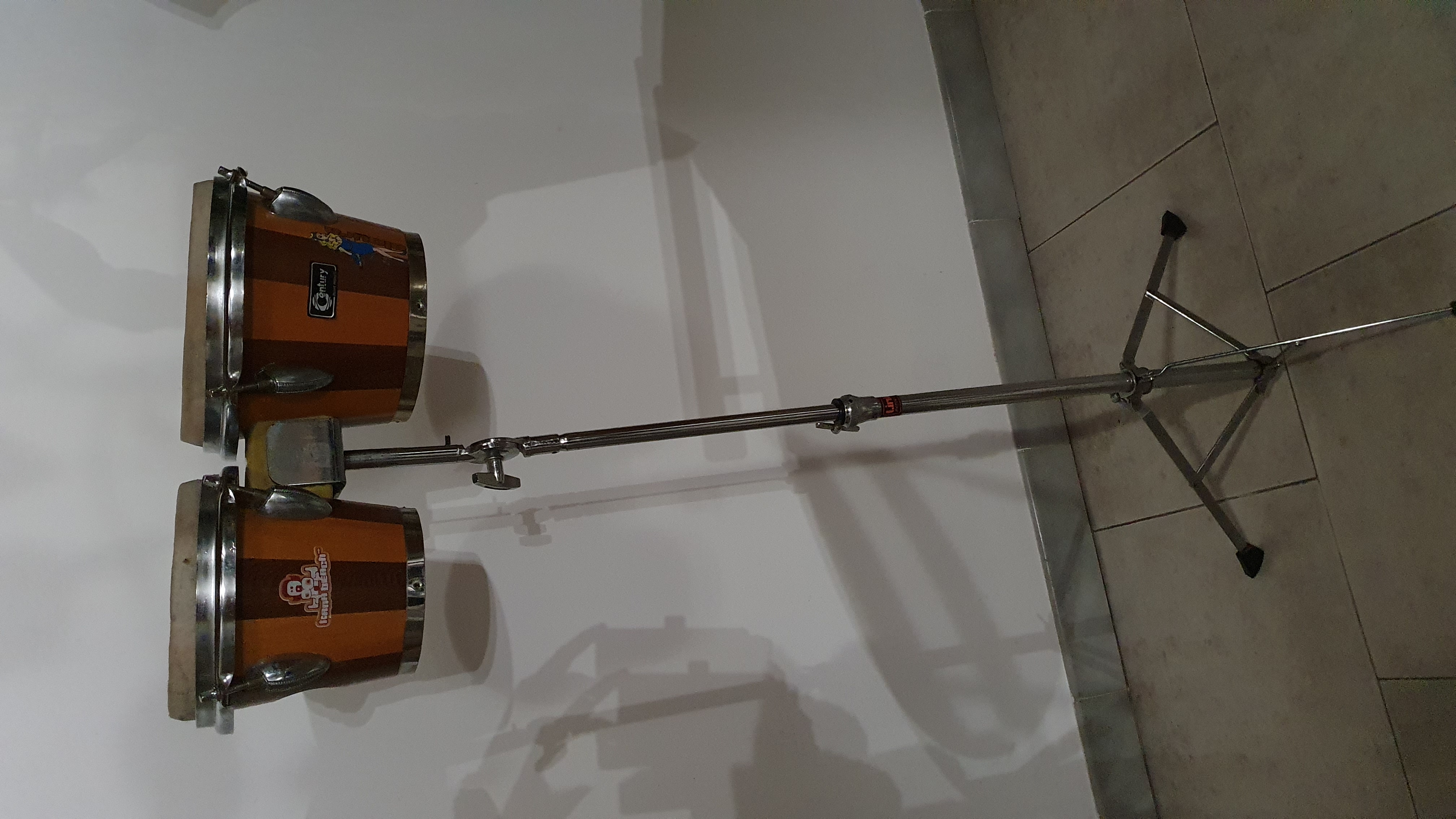 Paire de Bongos avec pied