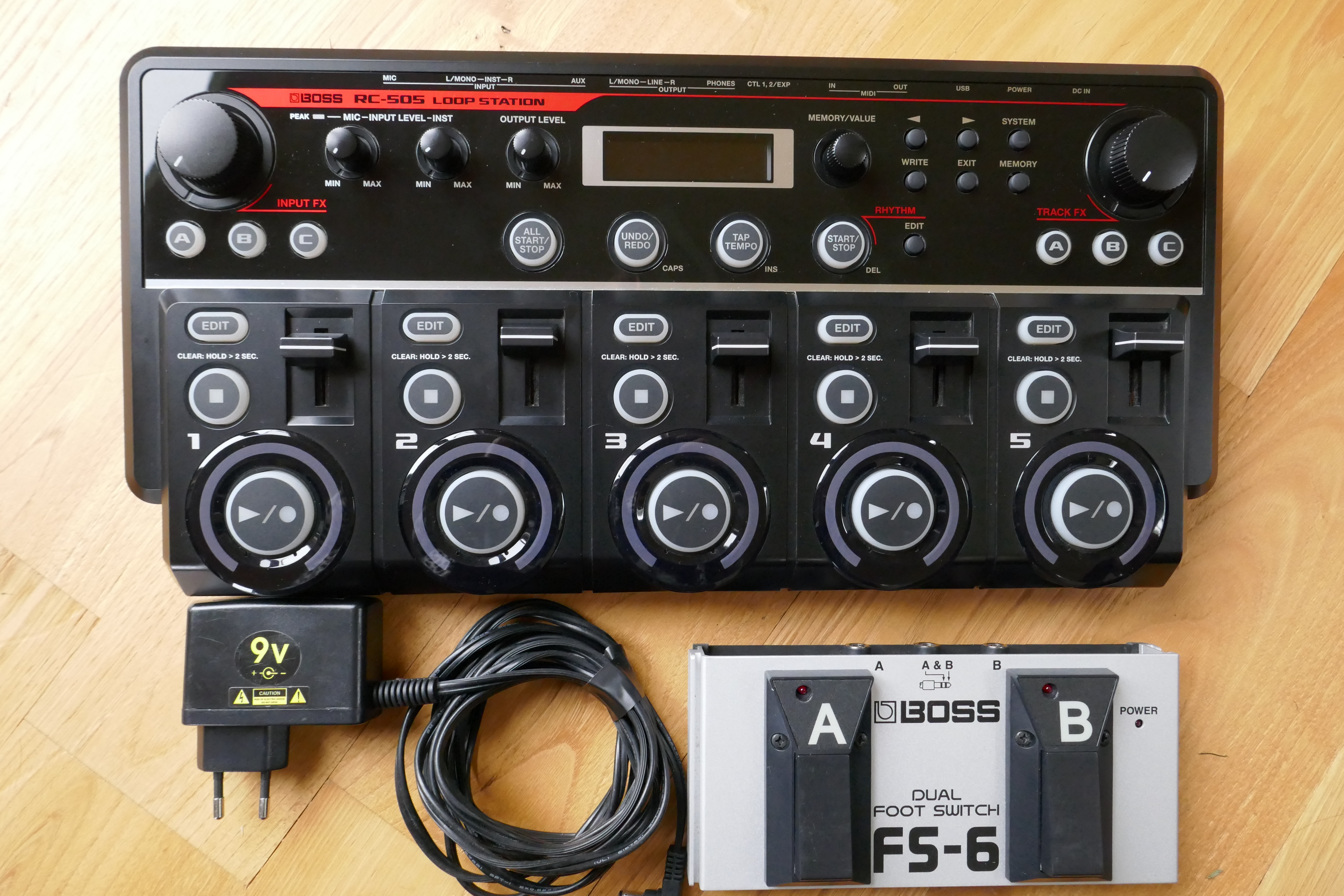 RC 505 Boss + Foot Switch FS6 Boss