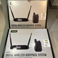 2 x Shure GLxD14+ Bodypack Systèm