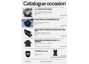 Matériel occasion octobre 2025