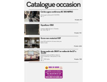 Matériel occasion 5 octobre 2025