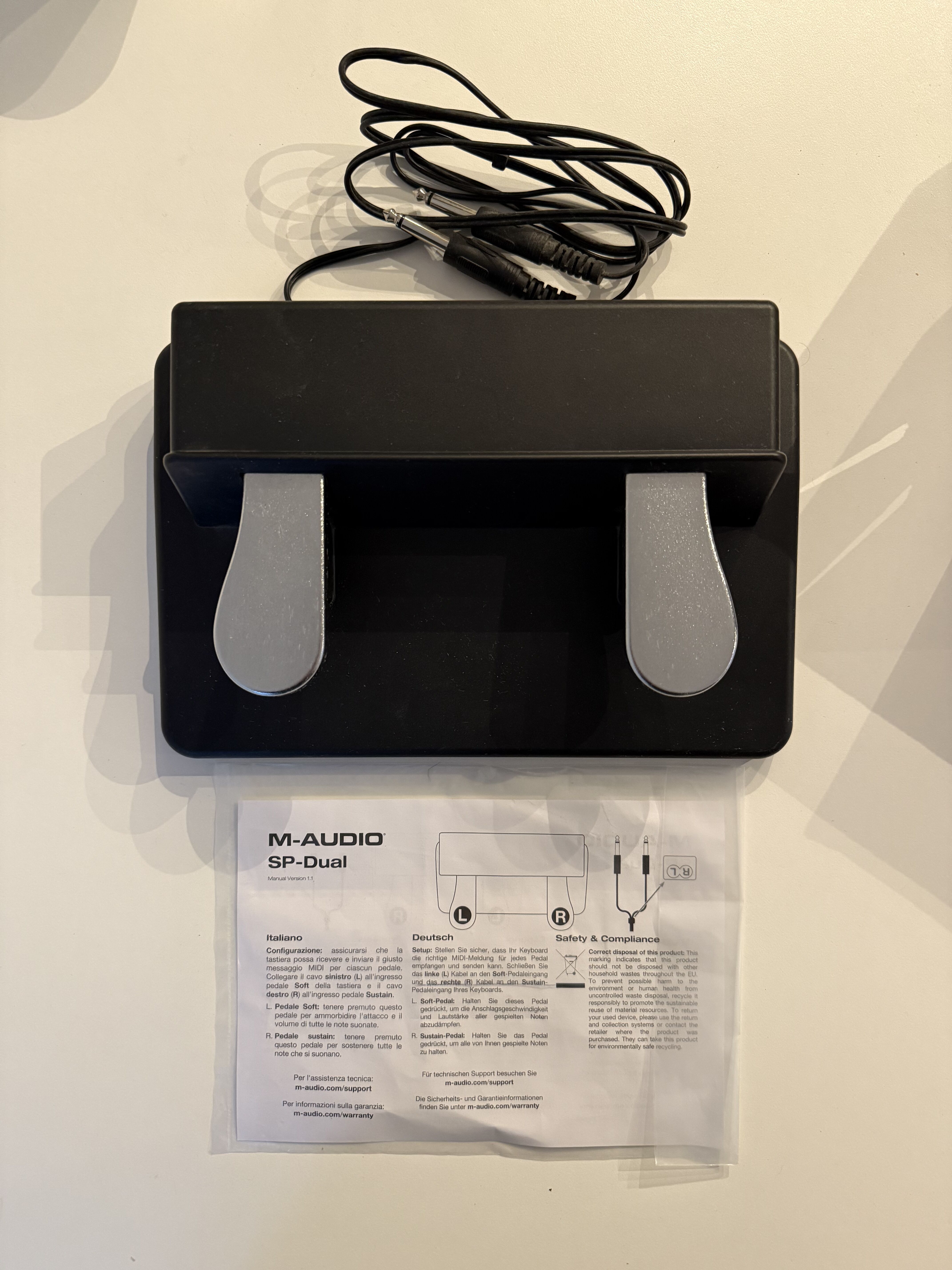 Double pédale M-Audio SP-Dual