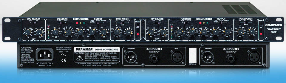 2 Drawmer DS201 Dual Noise Gate ( 200€ l'unité )