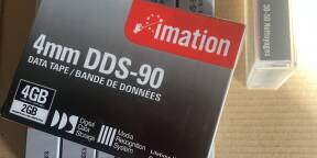 Vends Lot de 11 cassettes DAT Imation DDS-90 neuves sous blister + 1 cassette nettoyage