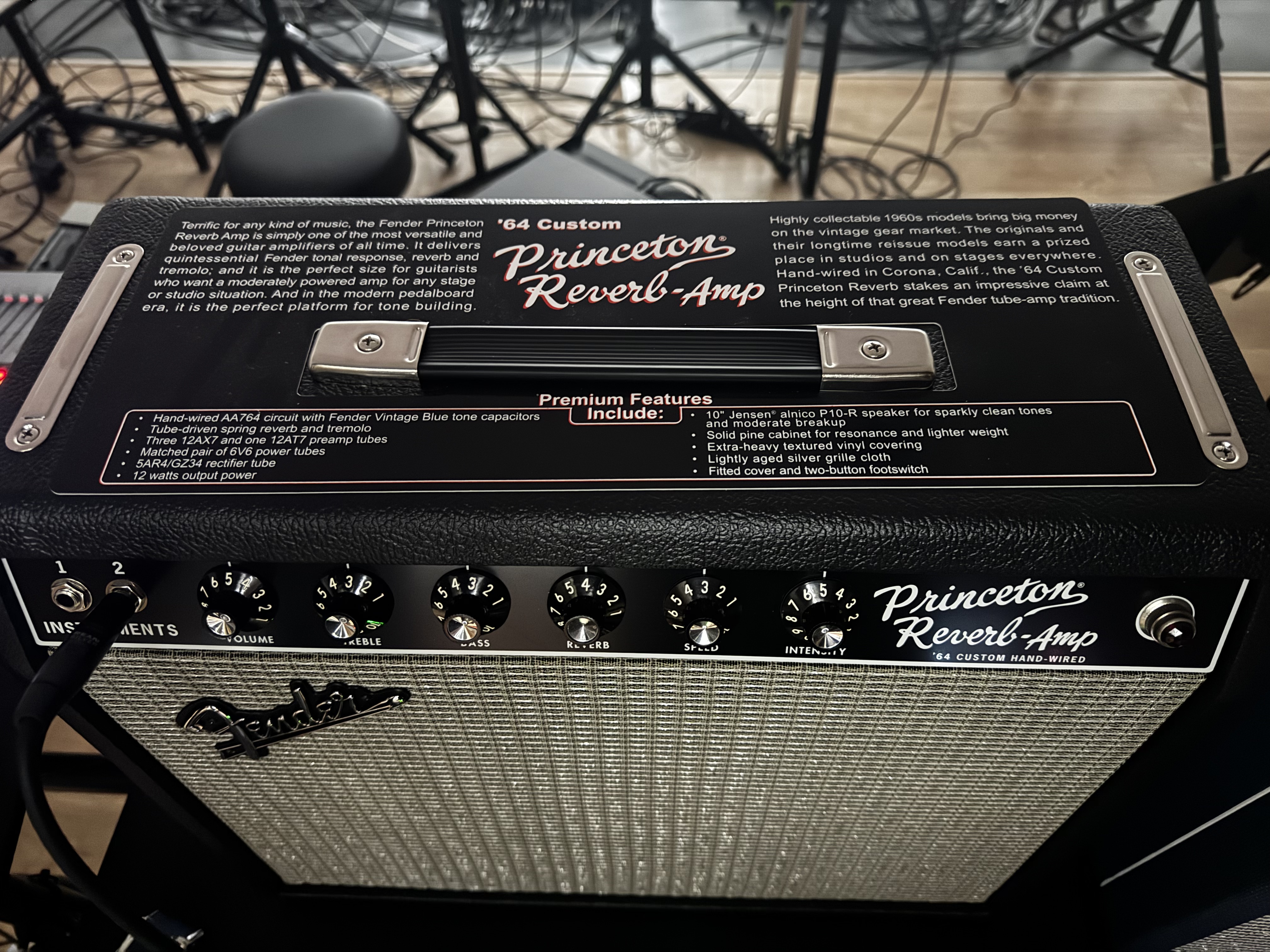 vends ampli Fender Princeton Reverb 64 Custom hand wired