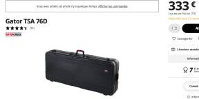 Flightcase Gator compatible avec l'EII