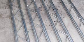 12 m linéaire de structure alu type duo