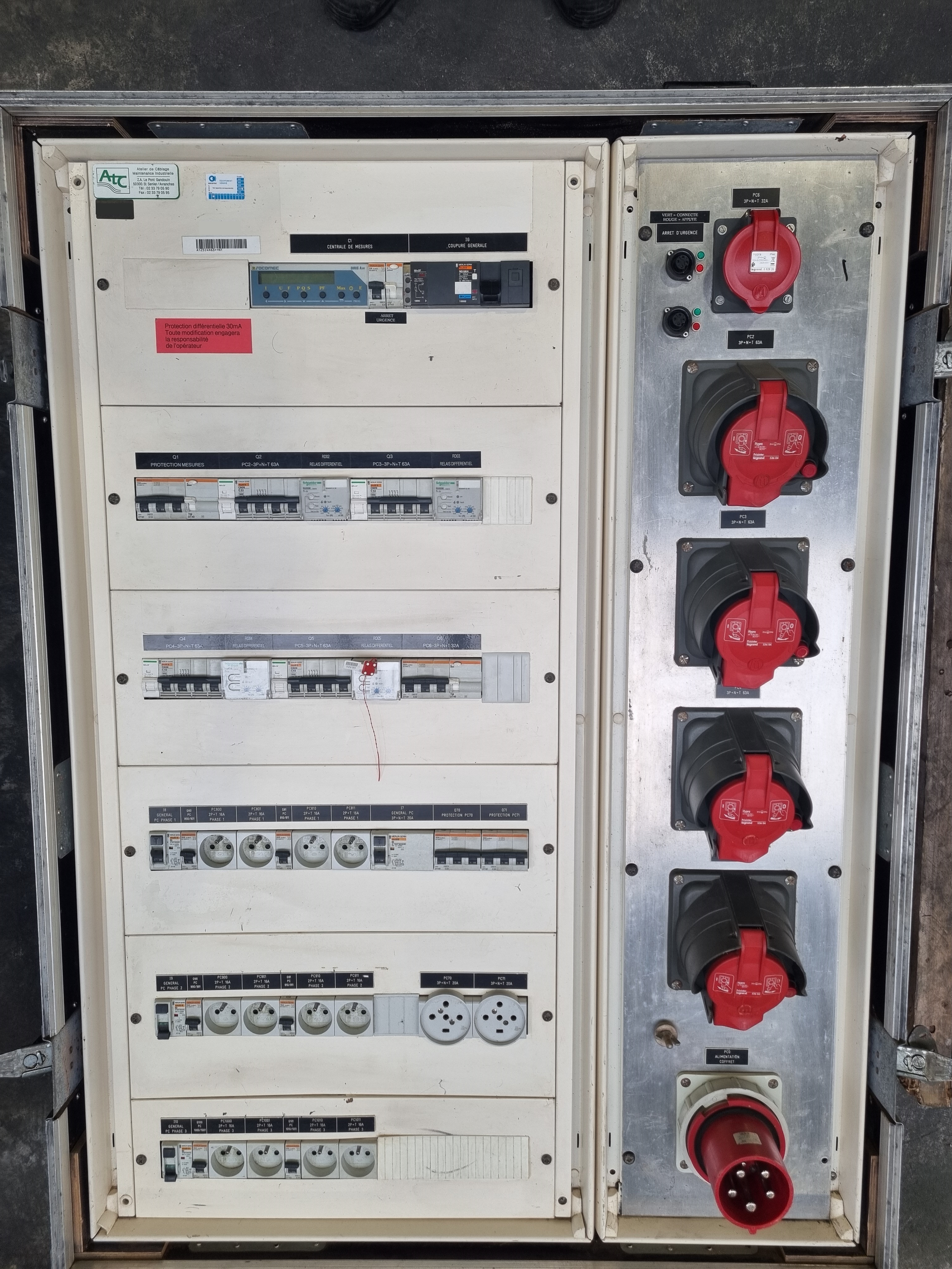 Armoire de distribution 125A STAND