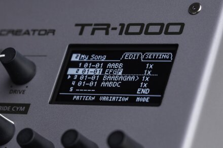 TR-1000 Song-Mode TR-1000 Song-Mode