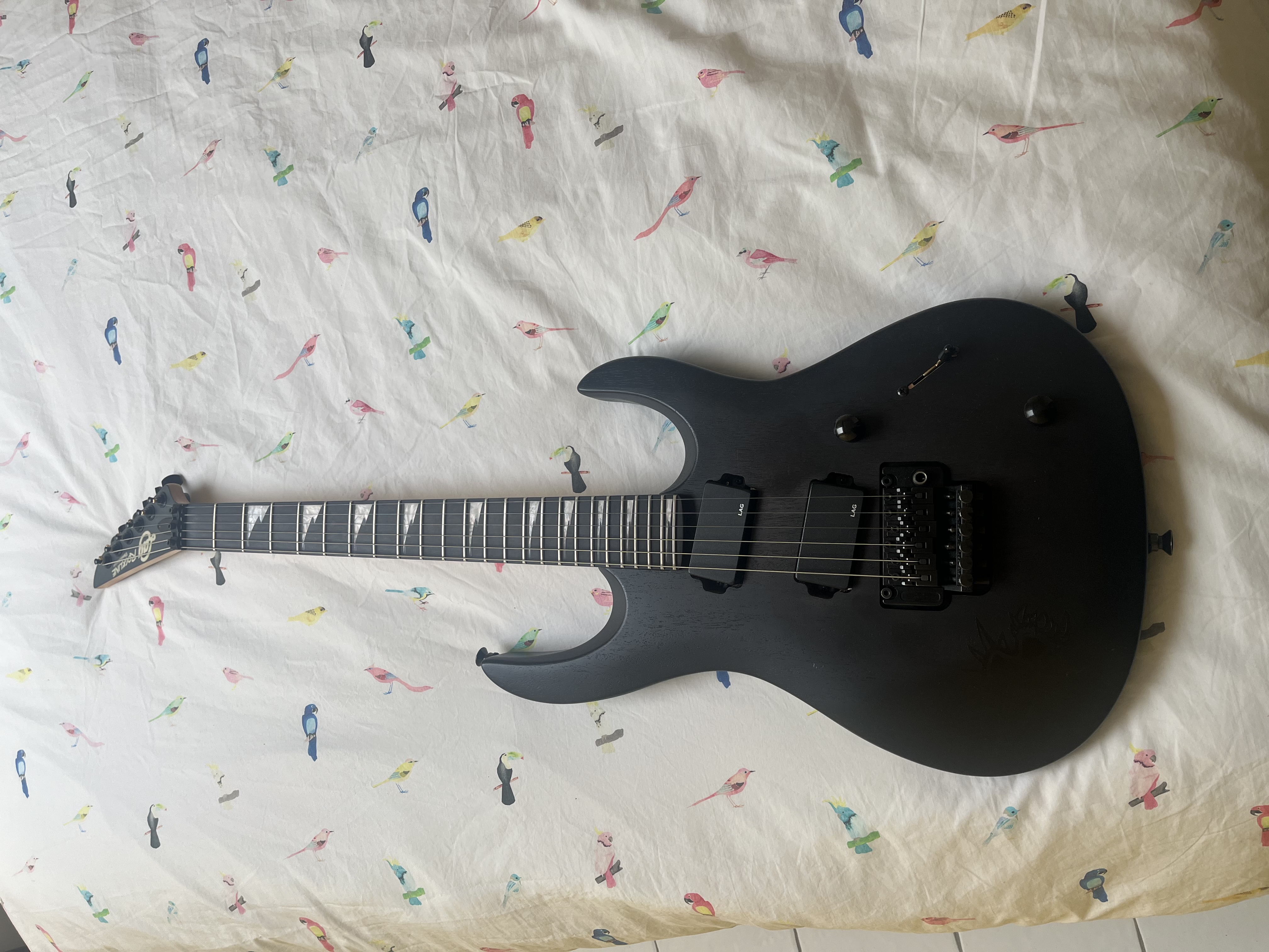 vends guitare LAG modèle Rockline Trashmaster