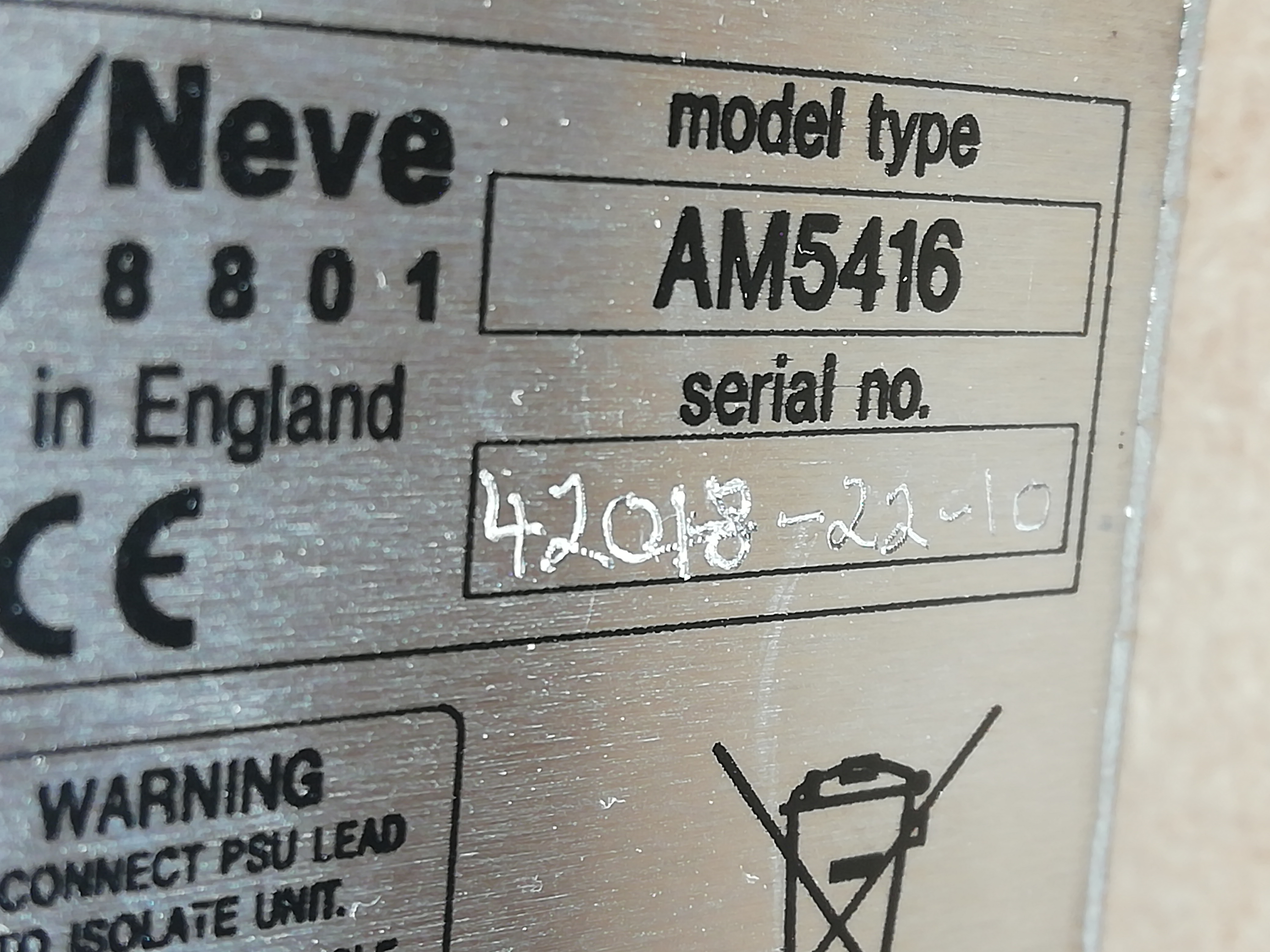 vends AMS-Neve 8801+ AMS Neve 8801 ADC Option 