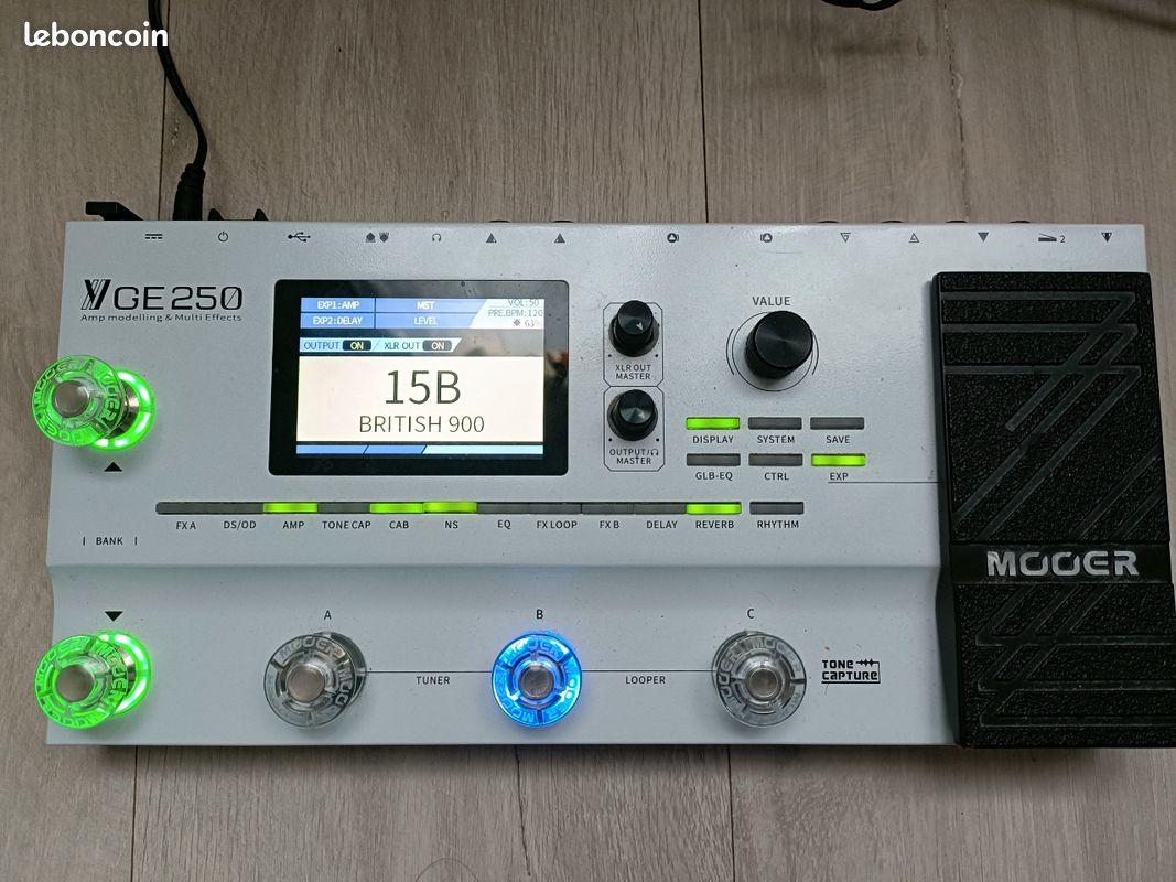 Mooer GE 250 pédalier Multi effet
