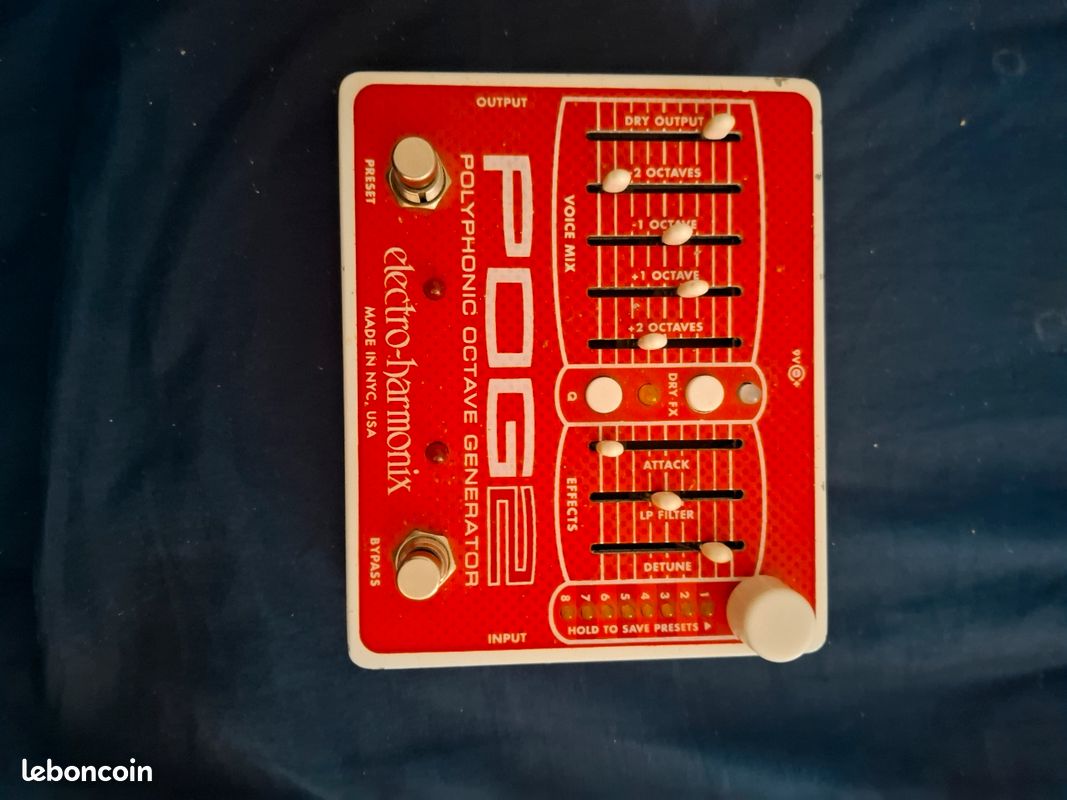 Octaver electro harmonix POG2