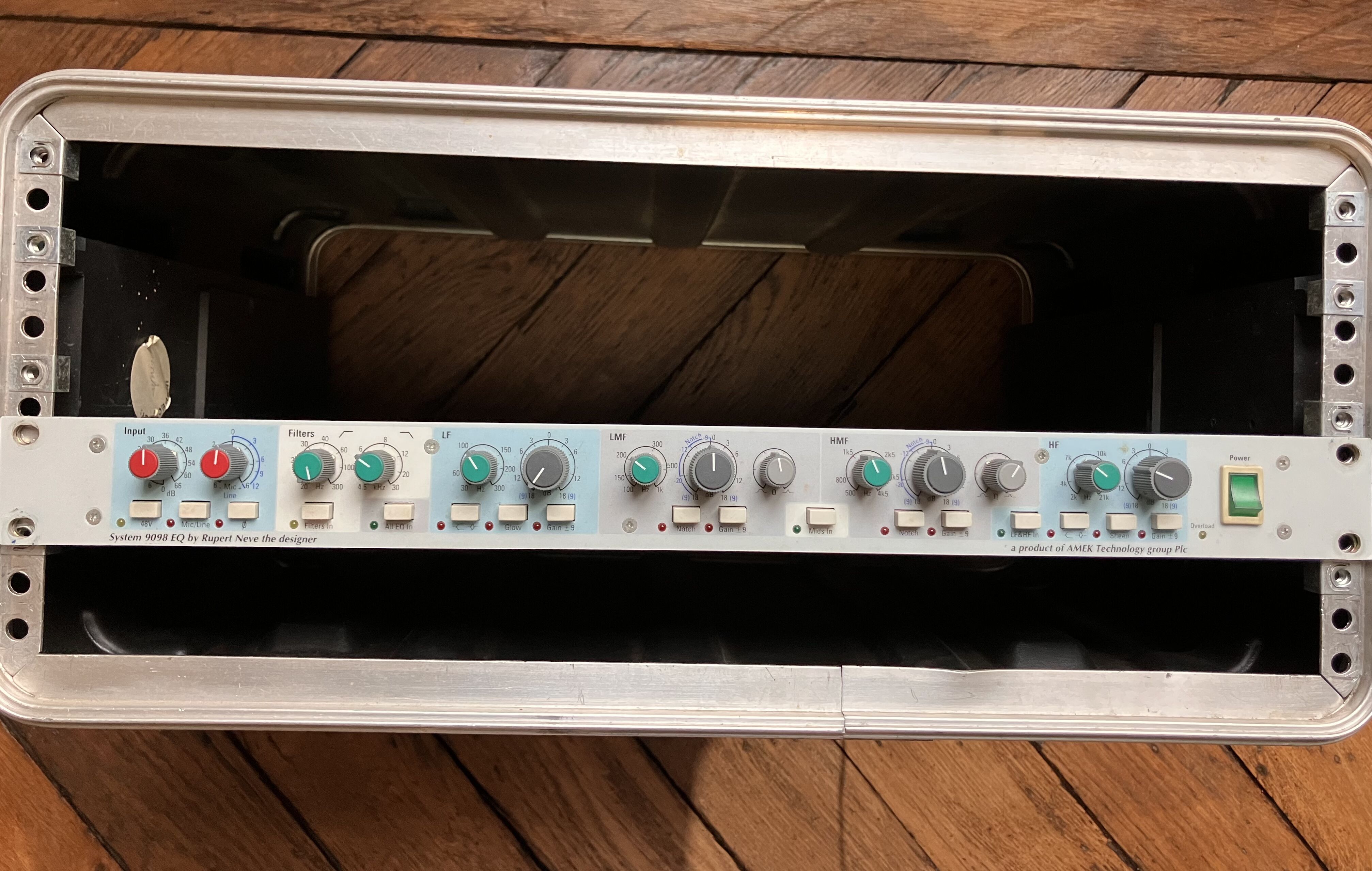Amek 9098 – Préampli / EQ conçu par Rupert Neve