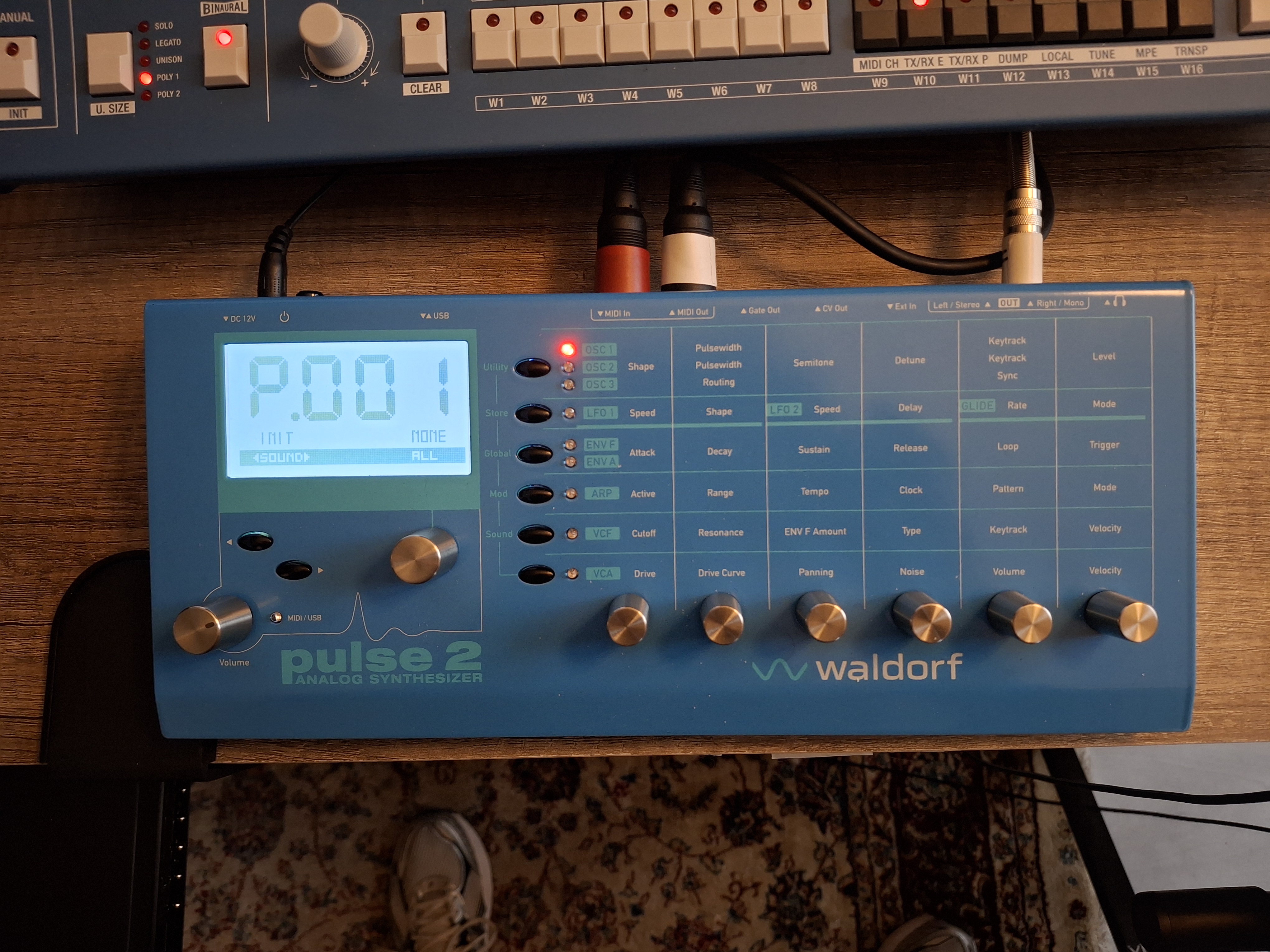 Waldorf Pulse 2 édition spéciale bleu