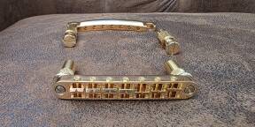 kit Chevalet tune o matic et cordier 7 cordes Gold Epiphone de type Les Paul