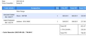 NEUF servi une fois - acheté en septembre chez Woodbrass