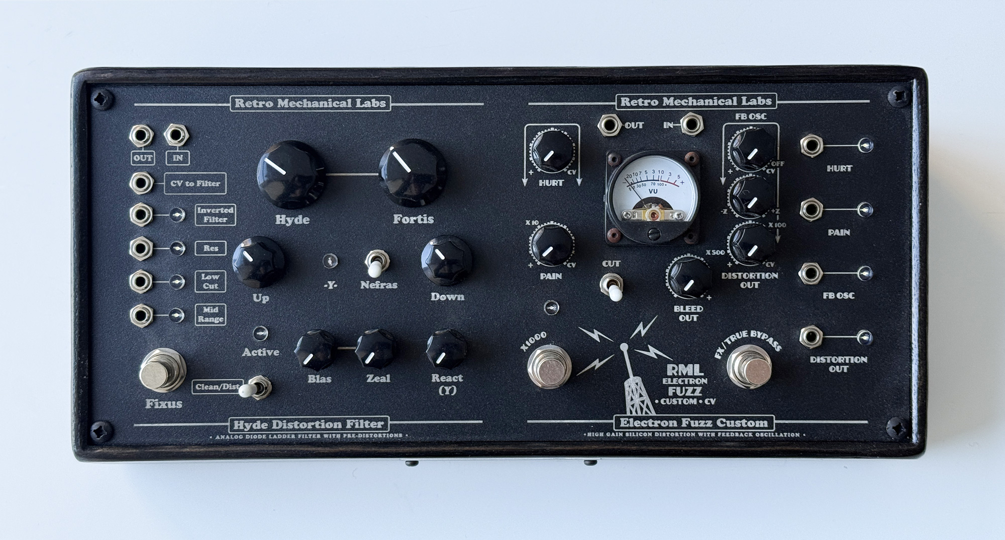 Vends Retro Mechanical Labs Hyde + Electron Fuzz Custom CV Combo (première main)