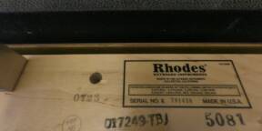 Vends Fender Rhodes MARK 2 Stage piano 73