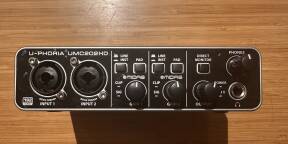 Vends Carte Son Behringer U-Phoria UMC202HD Très bon Etat