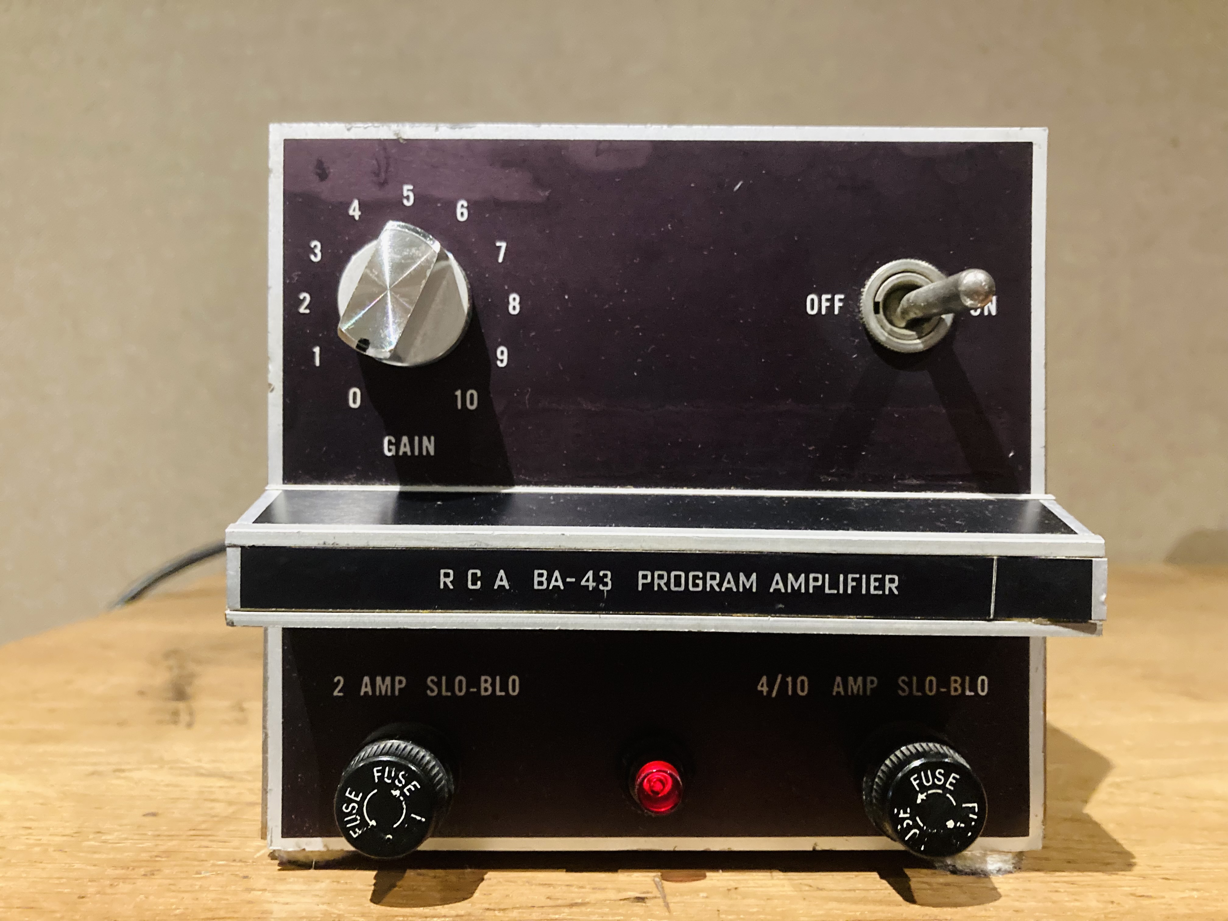 preamp RCA BA-43. -  60's