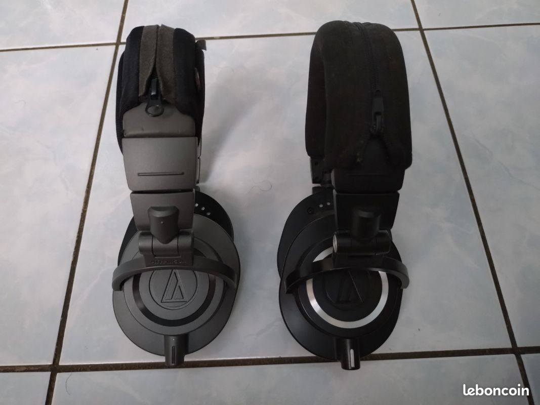  Vends deux casques Audio Technica ATH-M50X