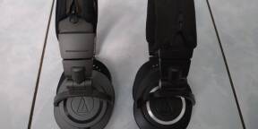 Vends deux casques Audio Technica ATH-M50X