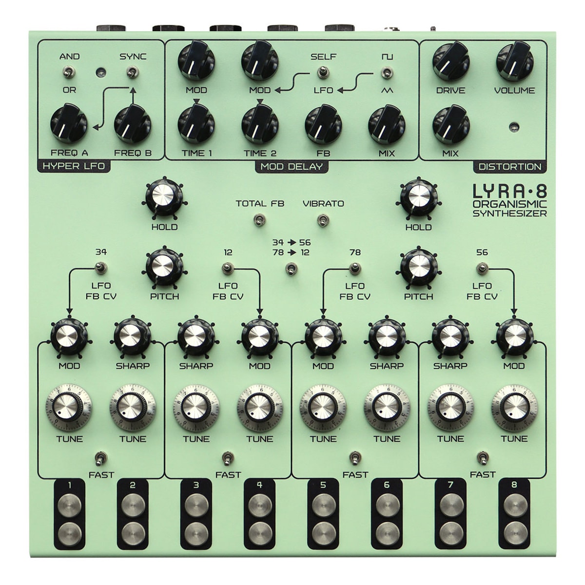 Échange Lyra-8 vert contre Lyra-8 noir