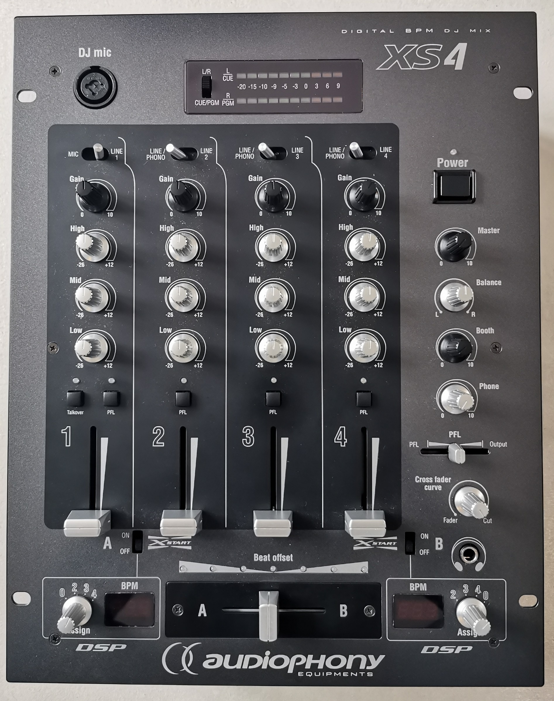 Table de mixage Audiophony XS-4