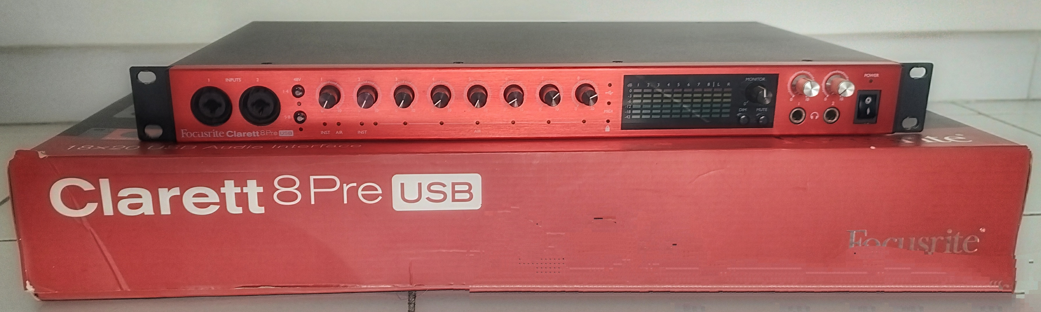 Interface Audio Focusrite Clarett 8Pre USB