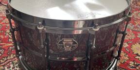 Vends caisse claire Ludwig Black Magic 14x08 *modifiée*