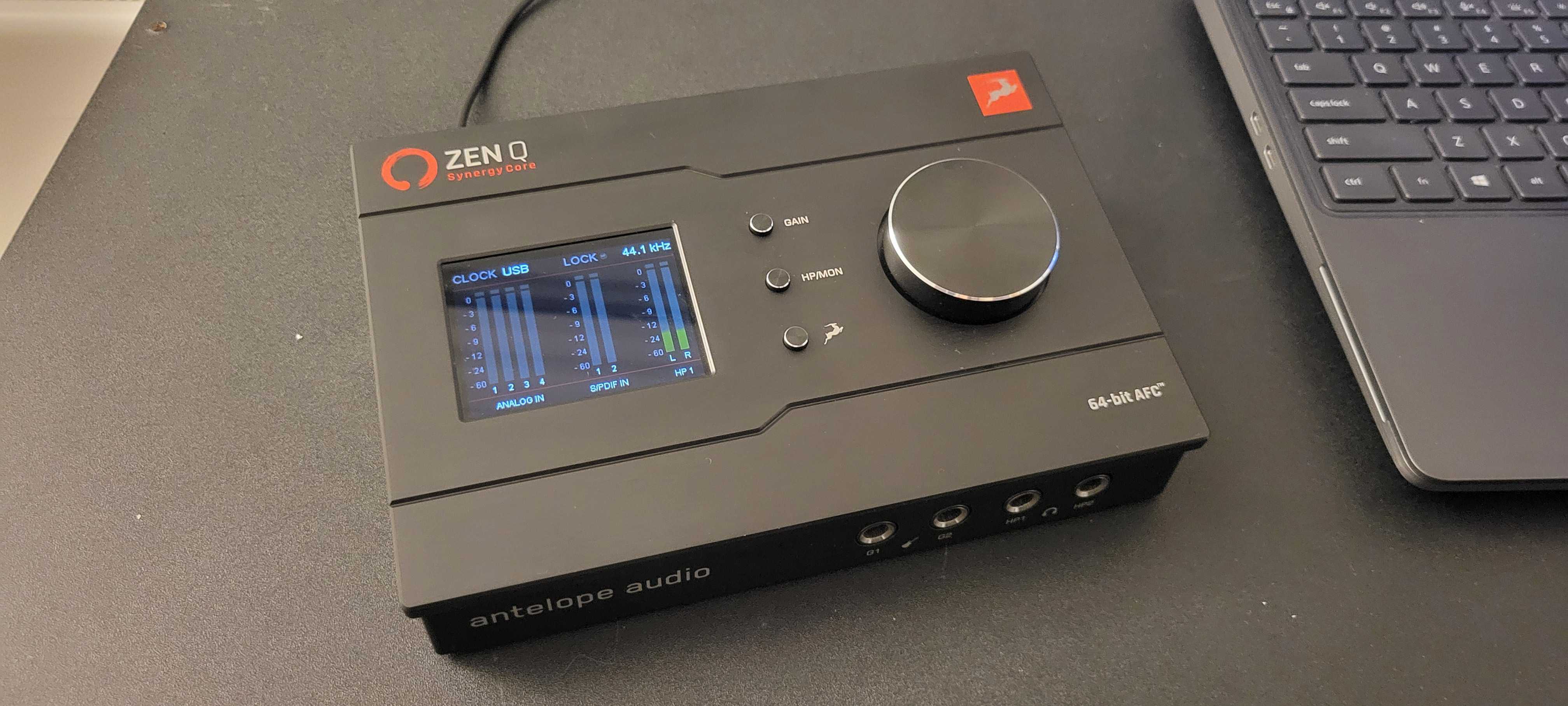 Vends Carte son Antelope Zen Q Synergy Core USB + 37 Antelope Fx plugin + Bitwig License