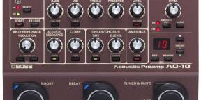 Vend BOSS AD-10 Multi-effets pour guitare acoustique Neuf.