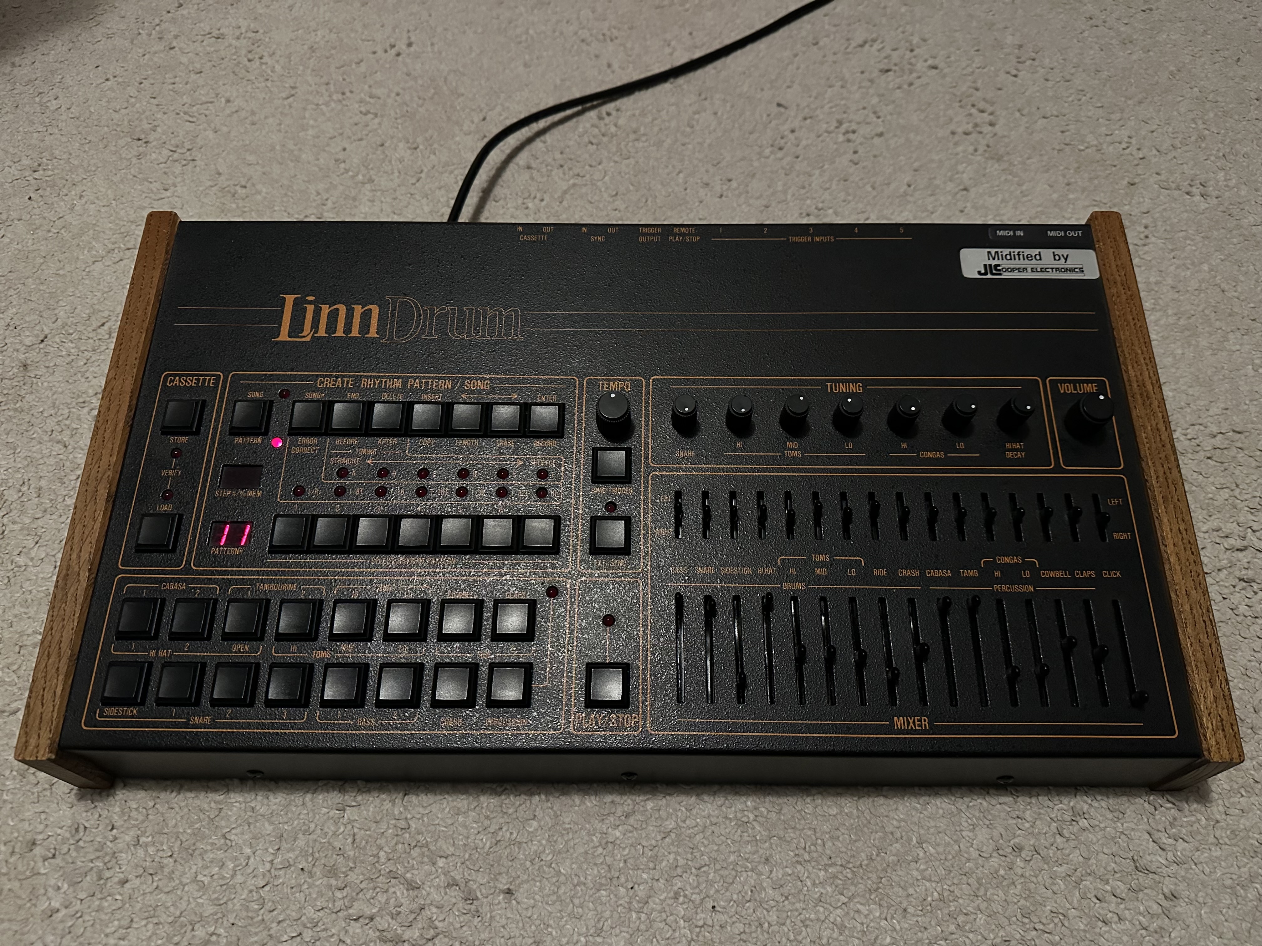 Linndrum + Midi