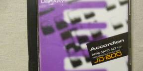 Vends carte Roland Sound Library Accordion