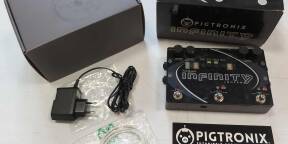 Pigtronix Pédale Double Looper Noire Modèle Infinity