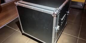 Flight case rack 10u avant/arrière 45 profondeur avec accessoires