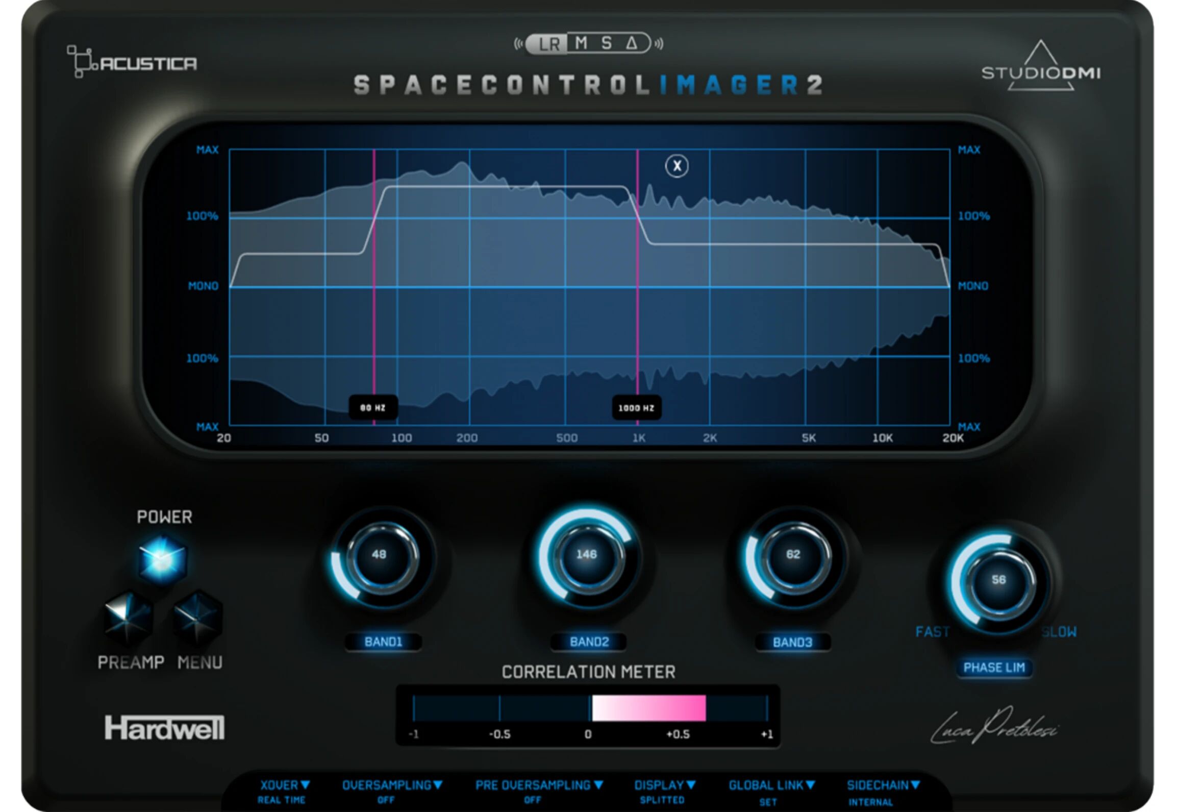 Vends licence pour Acustica Audio SPACE CONTROL 2