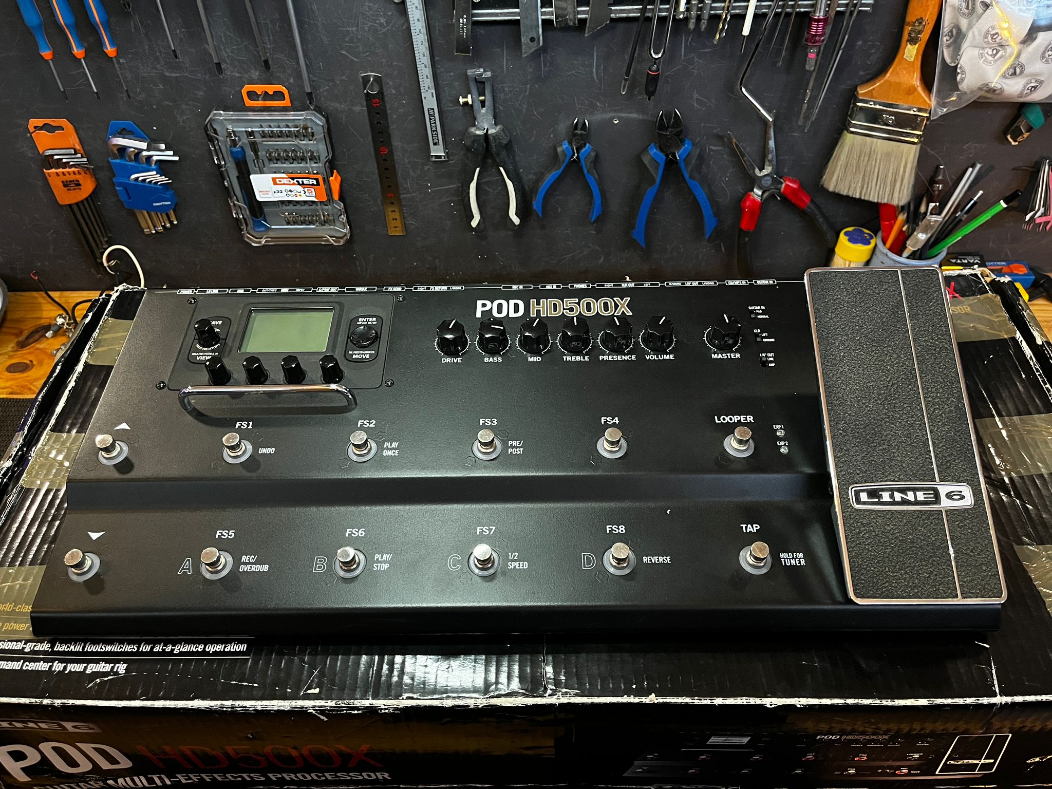 Line 6 POD HD500X avec housse