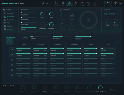 Absynth6 8 FX Multicomb Absynth6 8 FX Multicomb