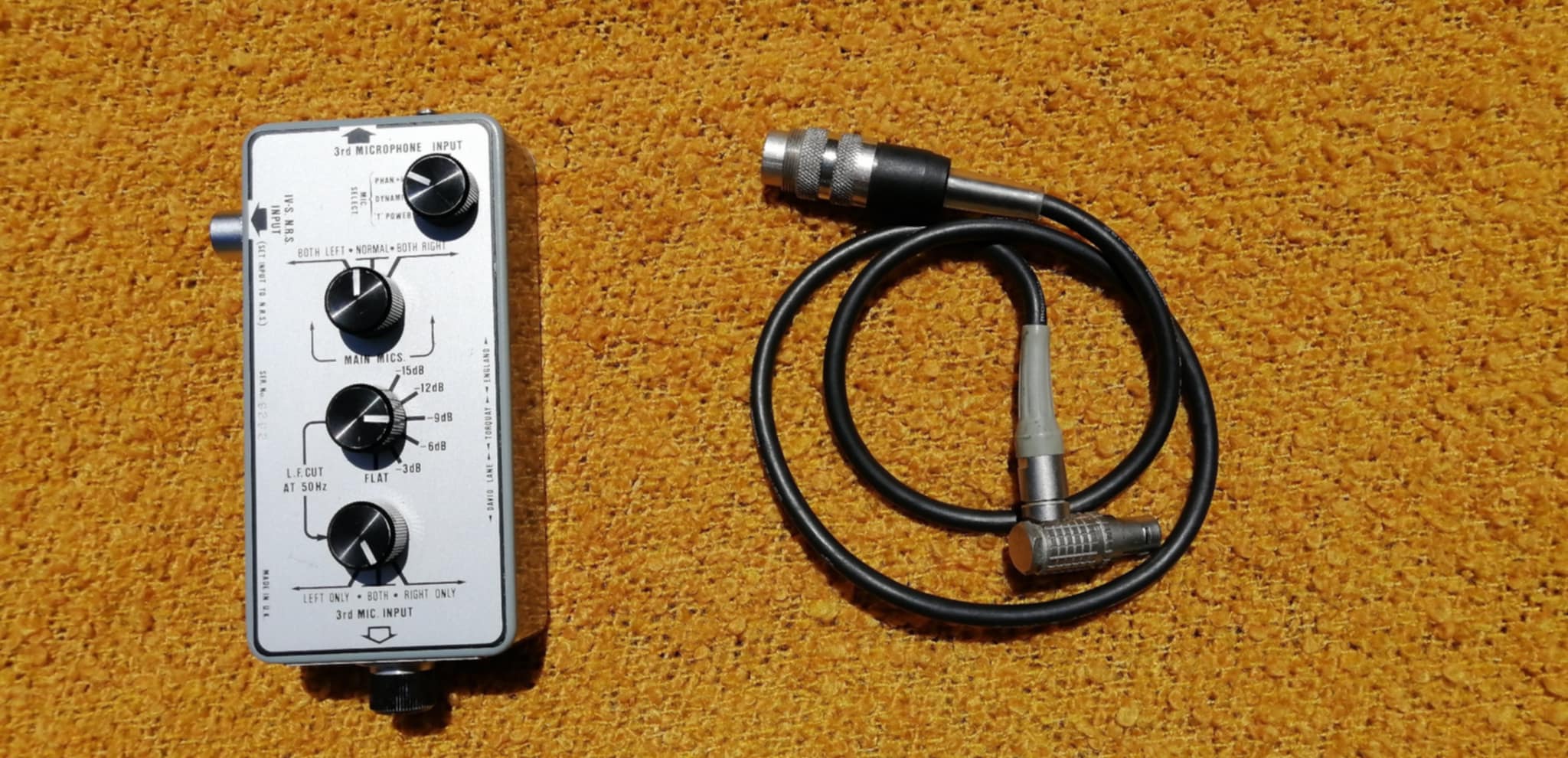Préampli microphone David Lane 3rd pour Nagra IV-S - IV-S TC - IV-SJ