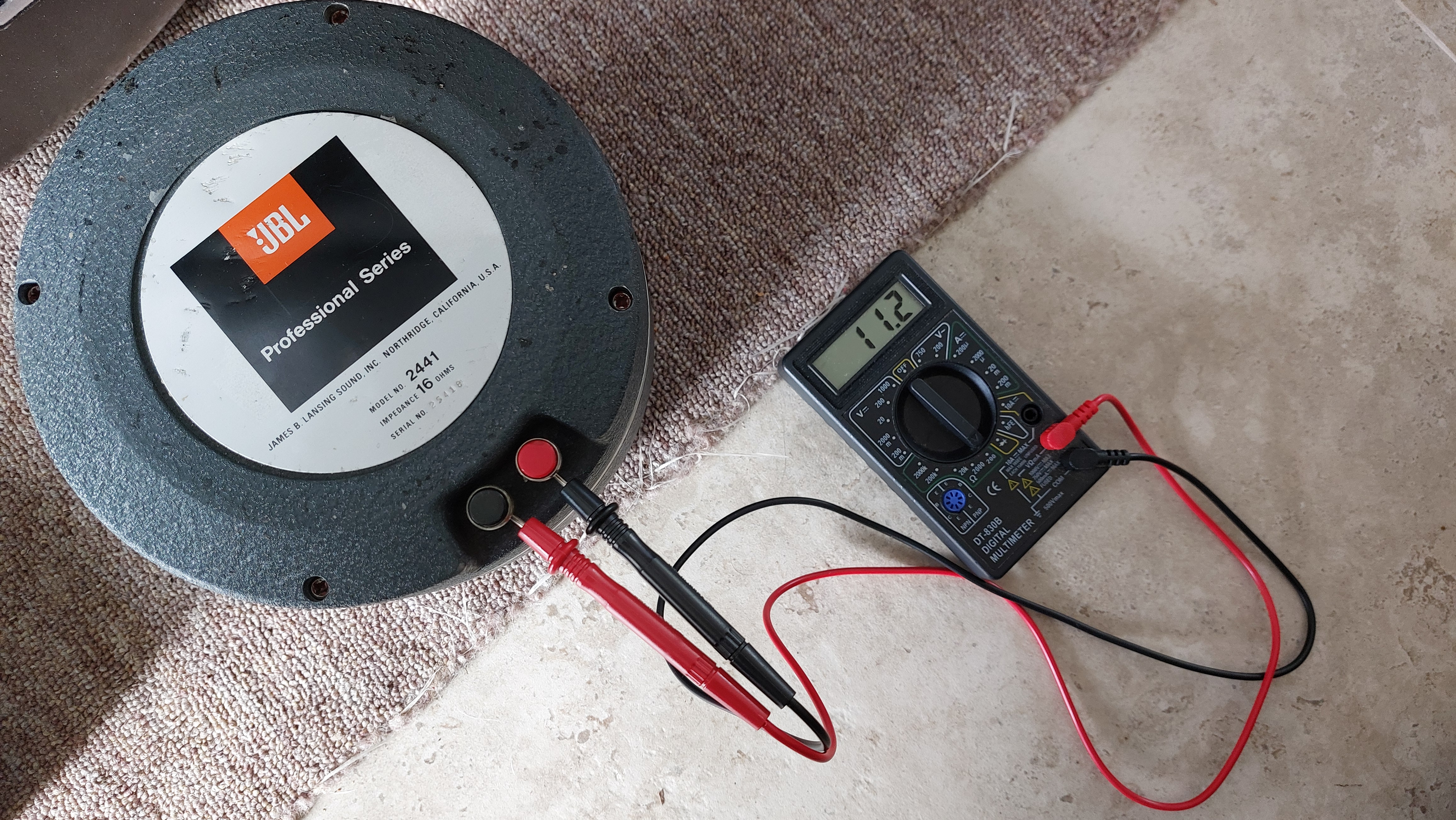 Chambre de compression JBL 2441 16 ohms