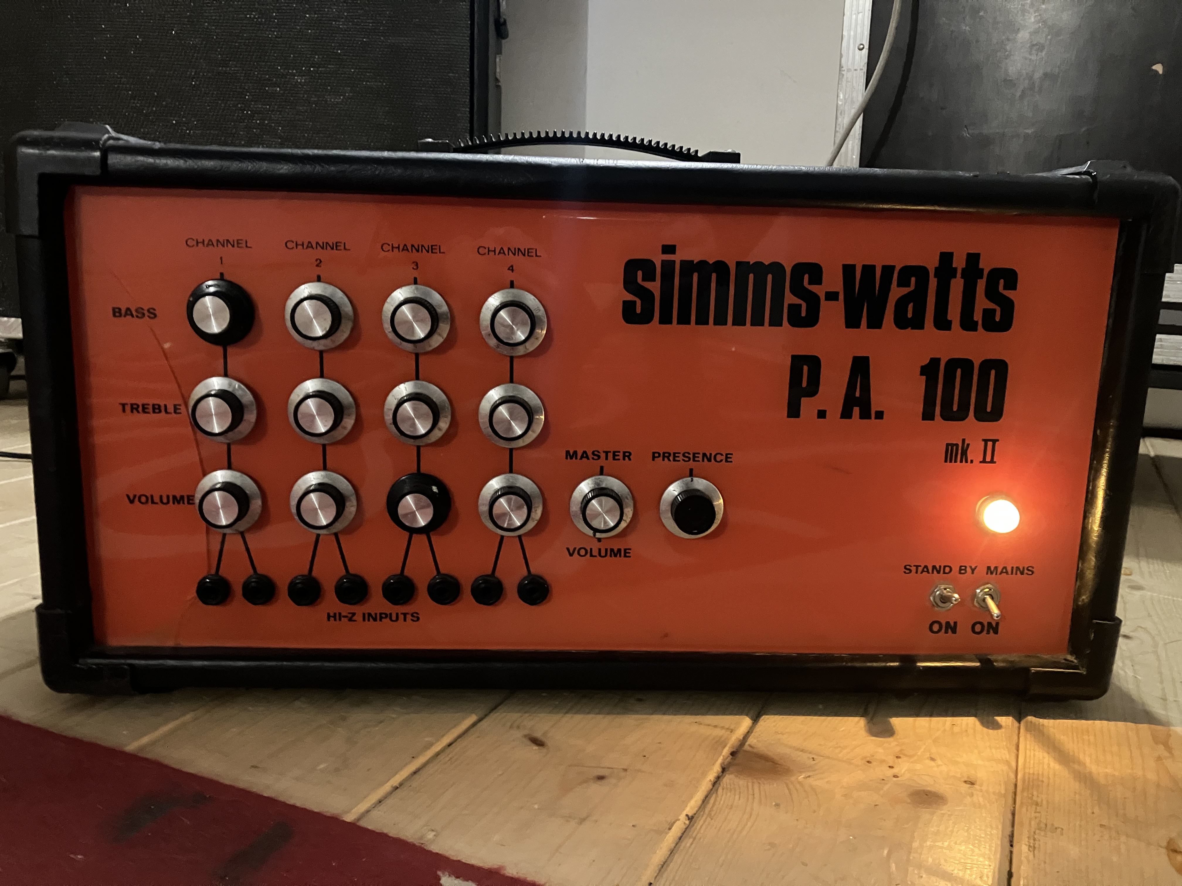 SIMMS-WATTS P.A. 100 MKII