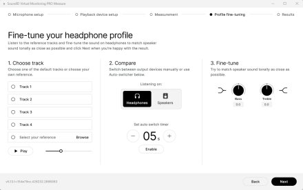 VMP Measure Fine Tune VMP Measure Fine Tune