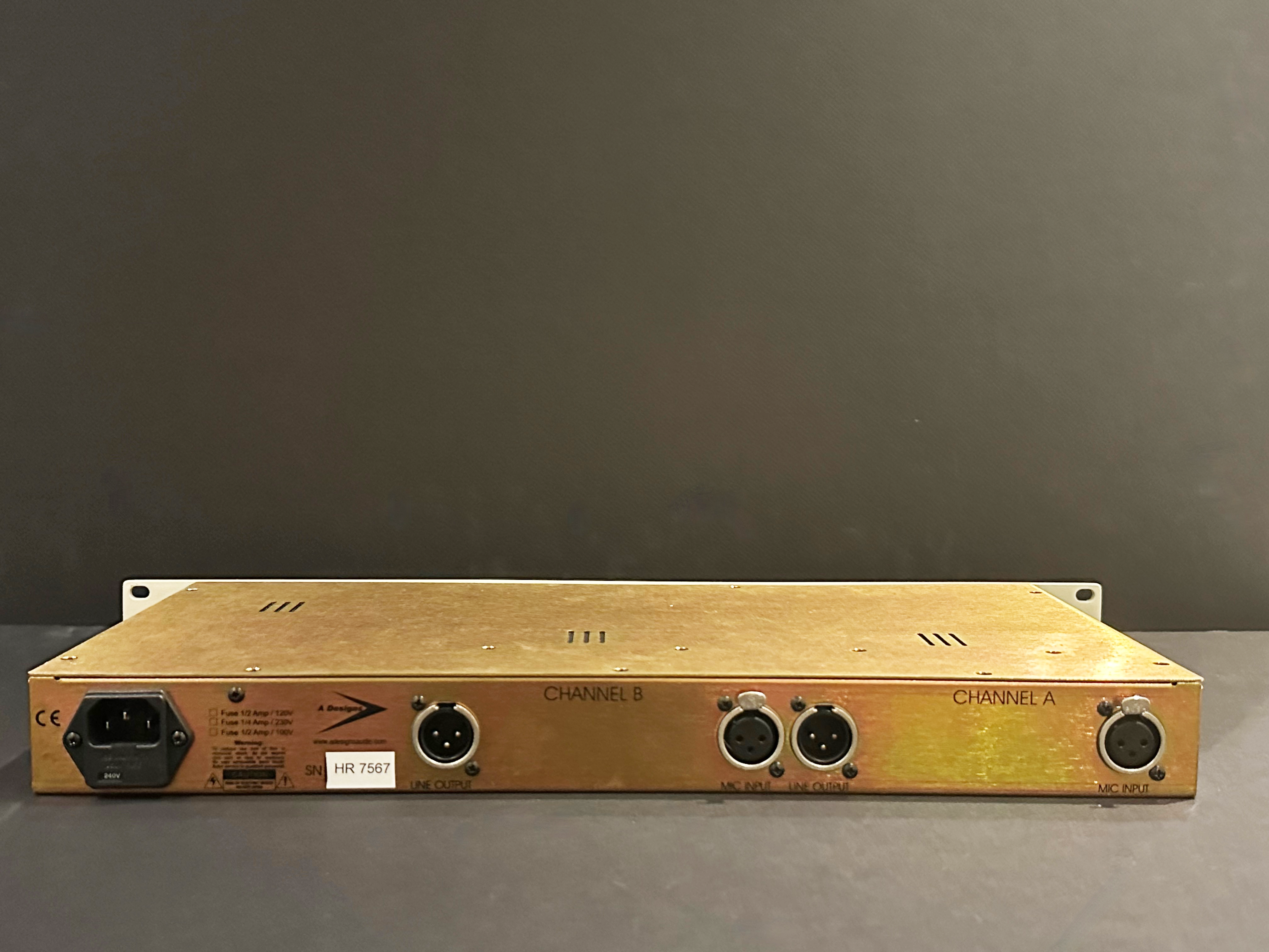 A-Designs Audio 500HR 2-Slot Horizontal 500 Series Rack