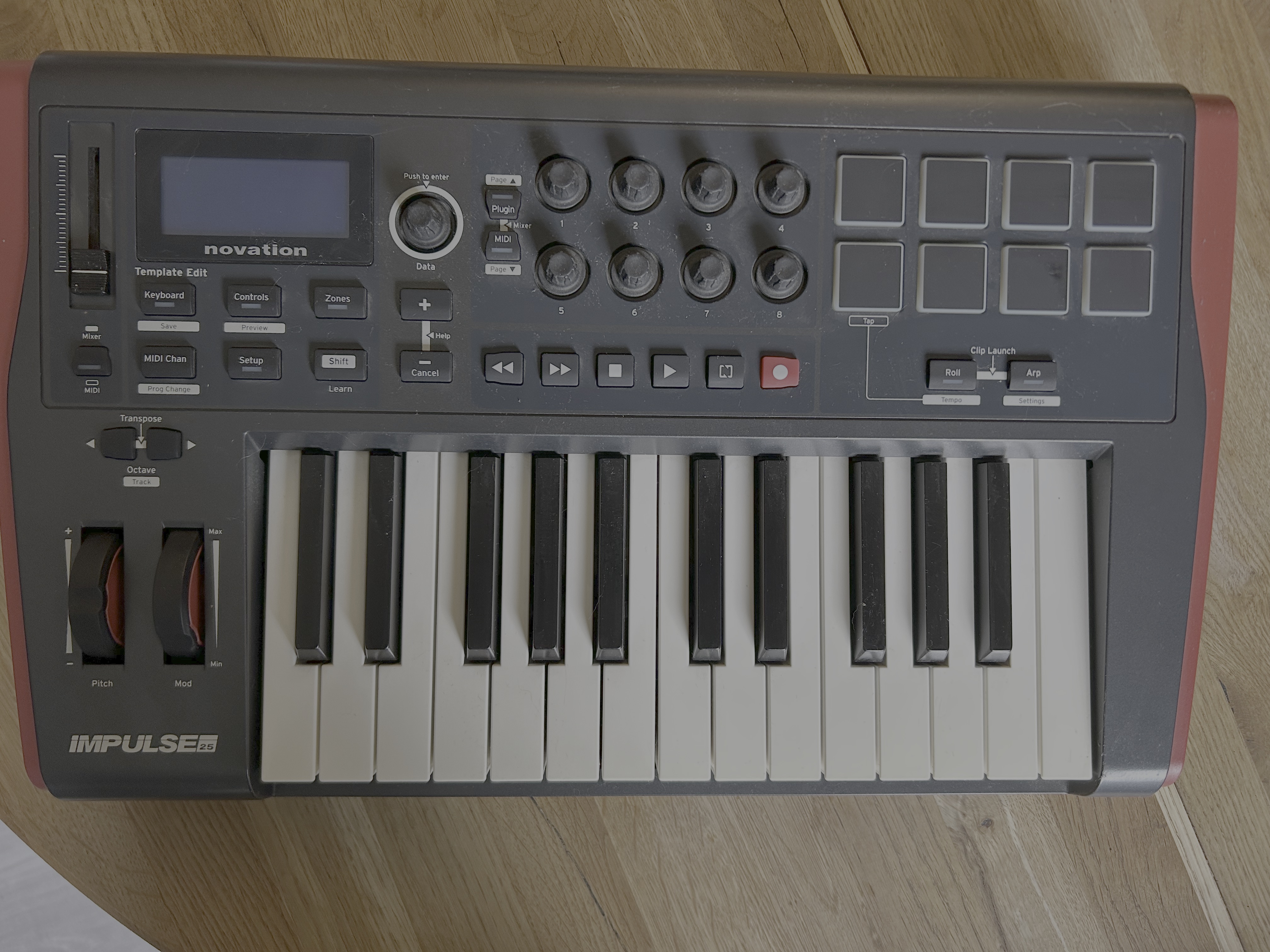 Vends clavier maitre midi Novation Impulse 25