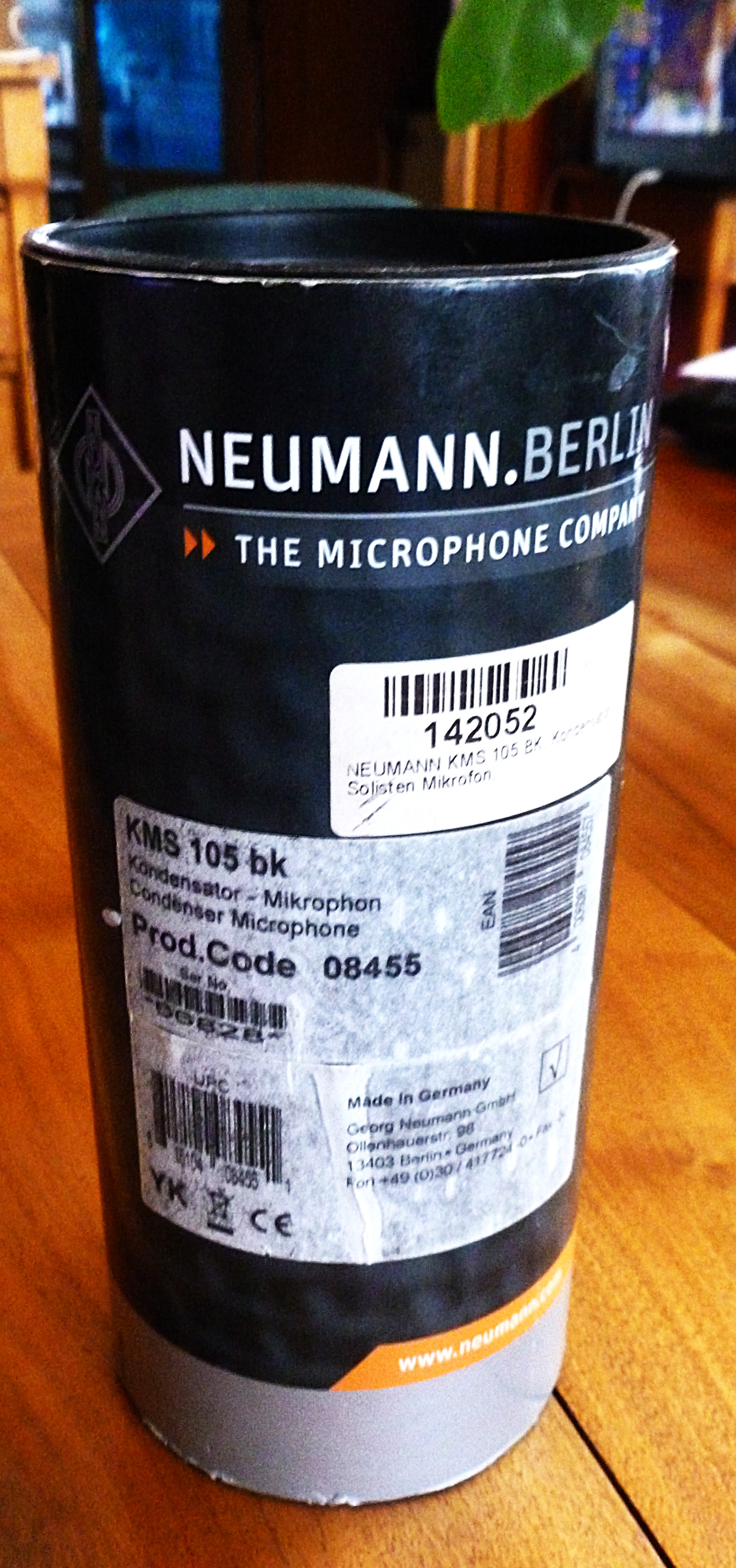 VENDS MICOPHONE NEUMANN KMS 105 BK NOIR EN TBE